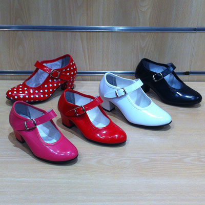 Zapato baile flamenco iniciación, zapato niña disfraz, zapato flamenco  barato